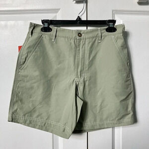 NWT Southern Proper Shorts Mens Tan Khaki Flat  Front Small